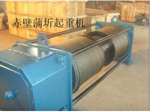 該產(chǎn)品為固定卷揚式葫蘆。